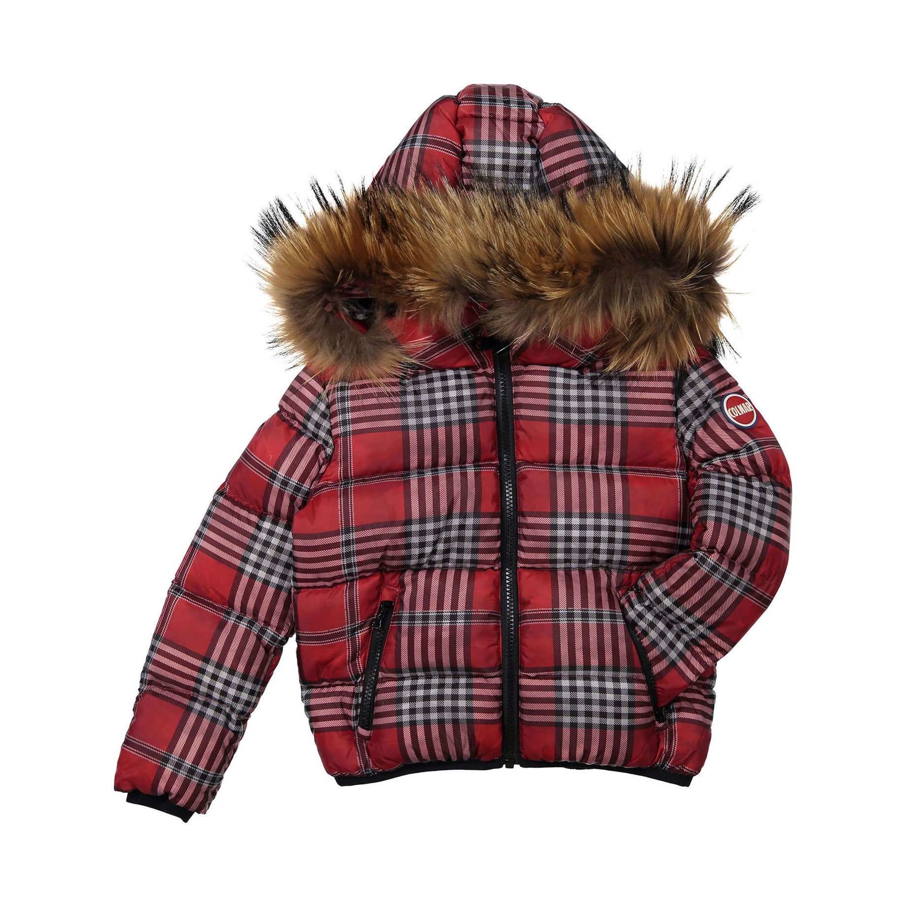 prada plaid puffer jacket