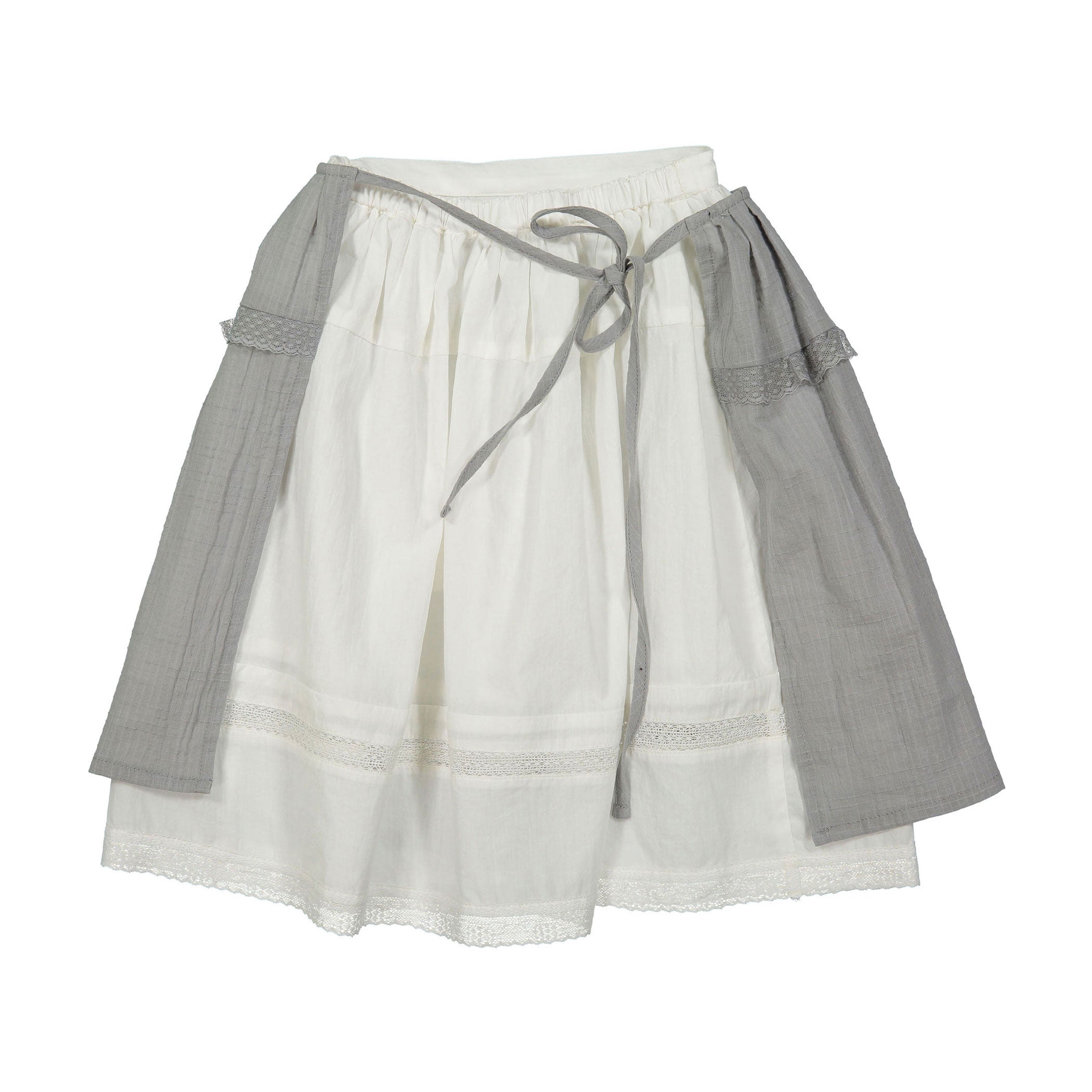 white apron skirt