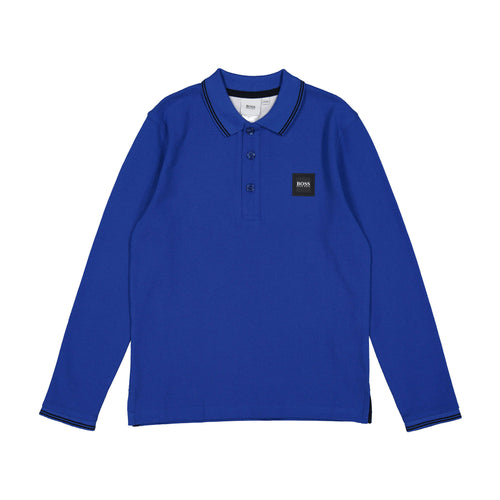 royal blue hugo boss polo