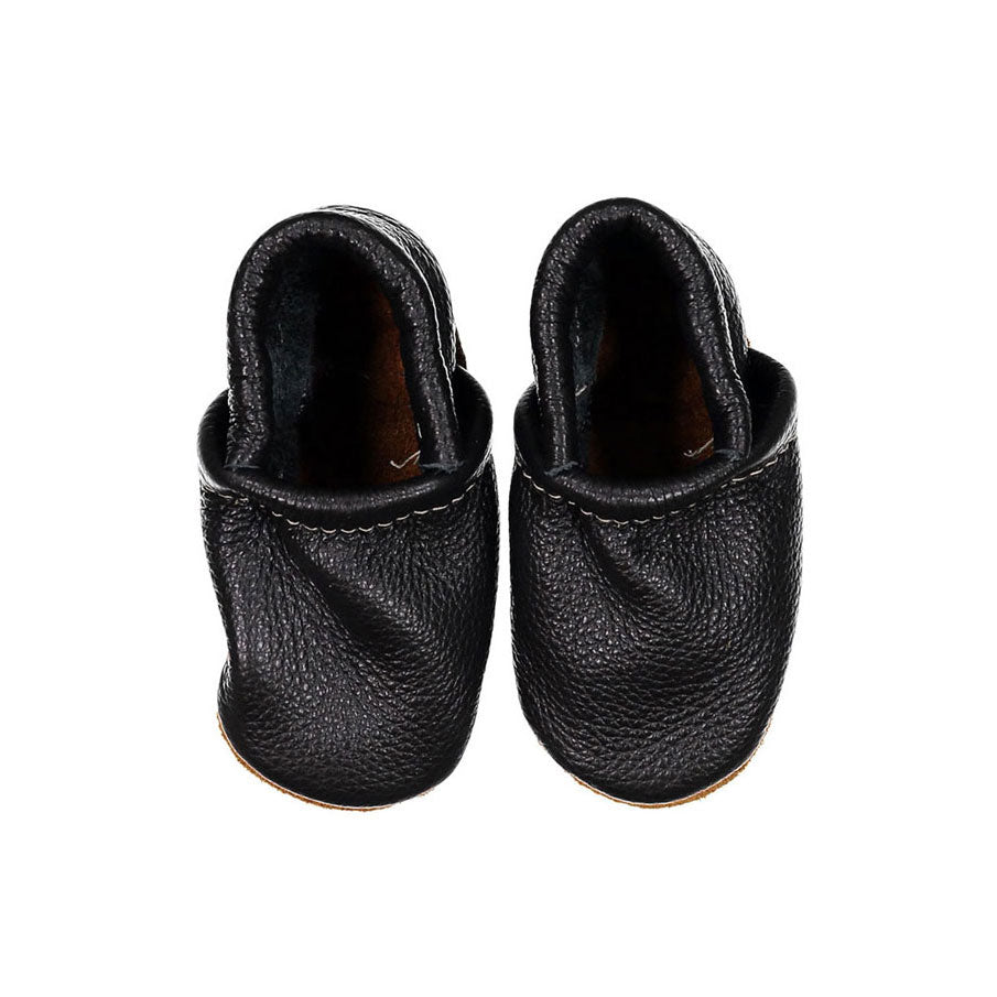 baby loafers black