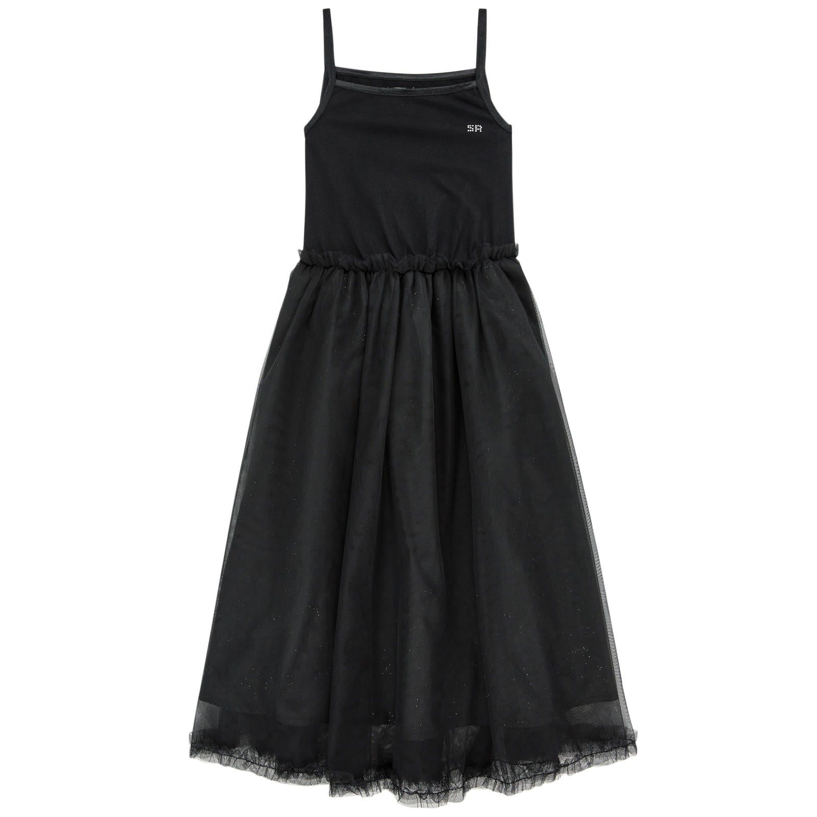 girls black tulle dress