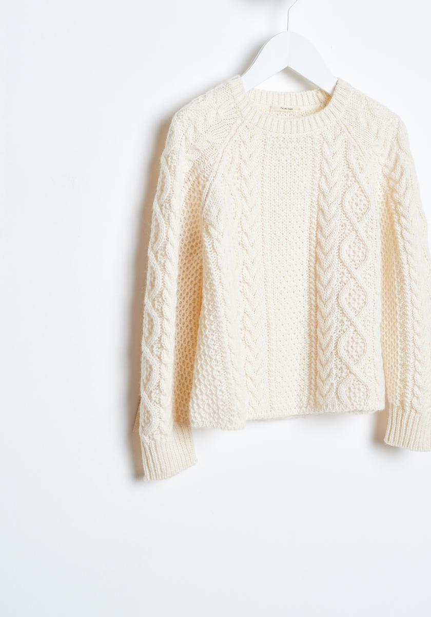 girls cable knit sweater