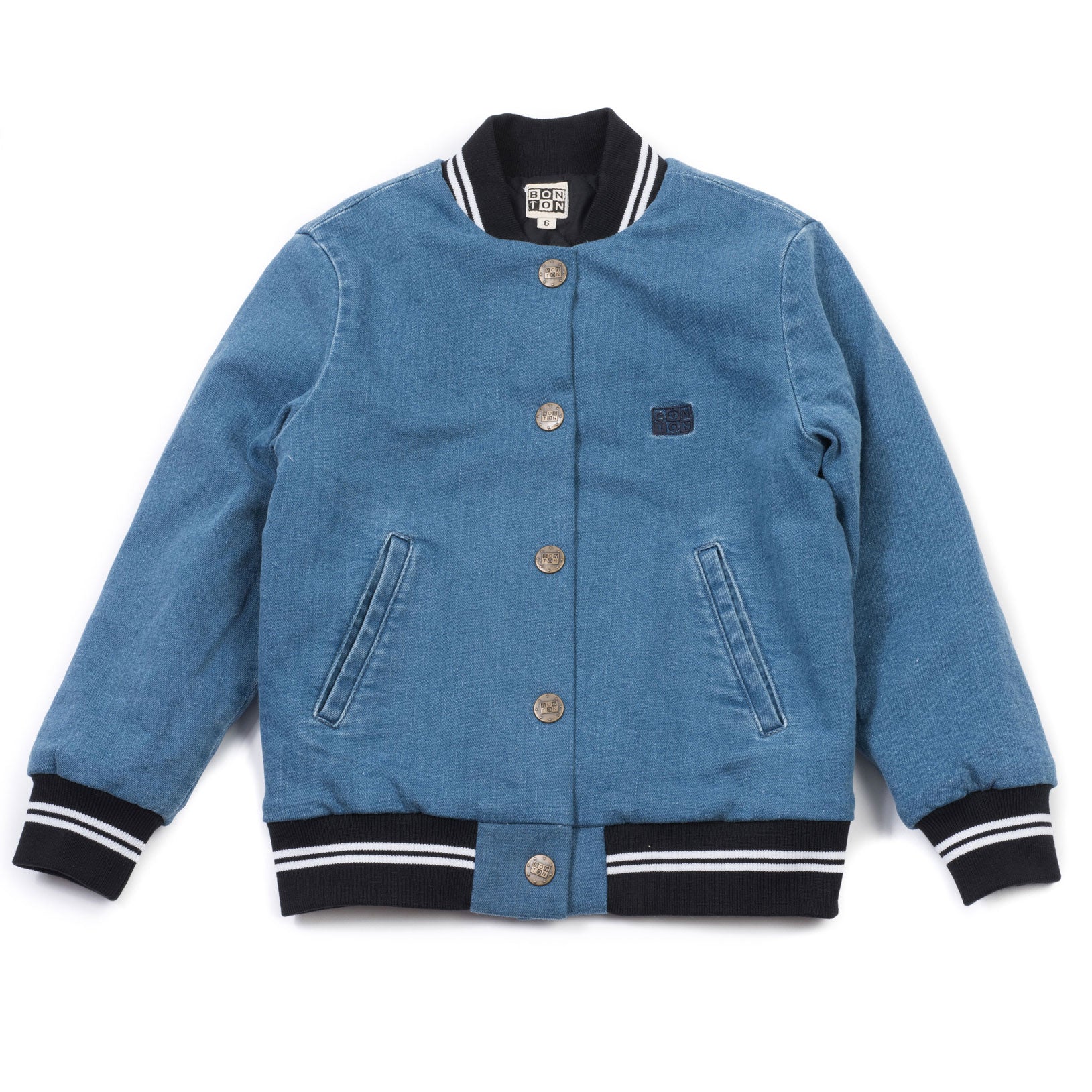 Bonton Denim Varsity Jacket– Ladida