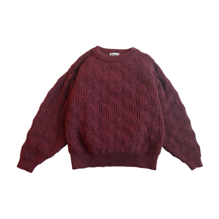 Mabli Berry Hyfryd Knitted Pullover