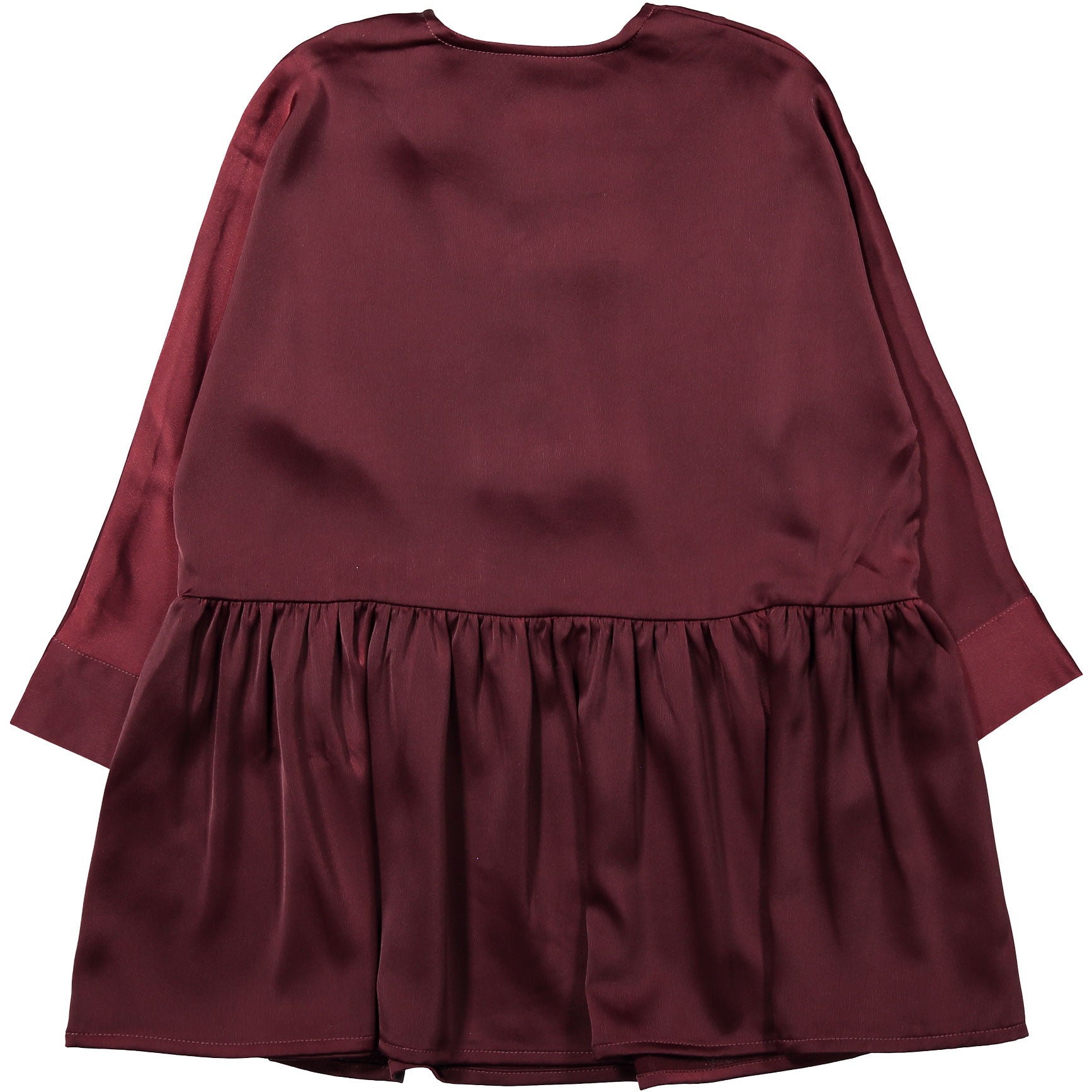 maroon swing dress