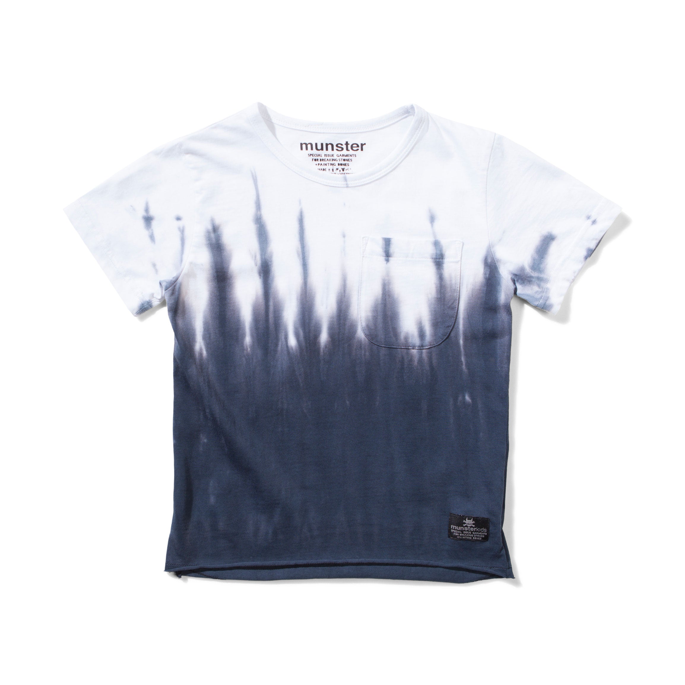 Cool Grey Tree Dye Baby Tee– Ladida