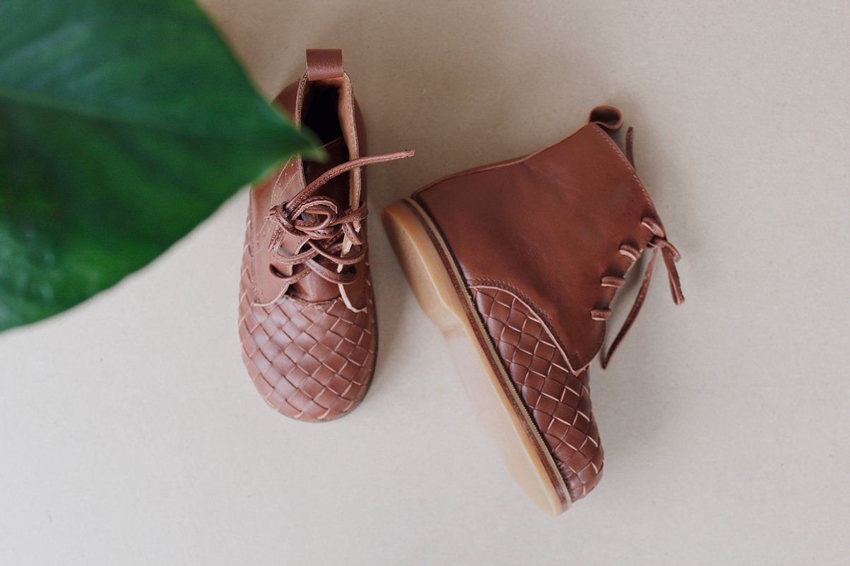 Scandic Gypsy Tan Woven Boots– Ladida