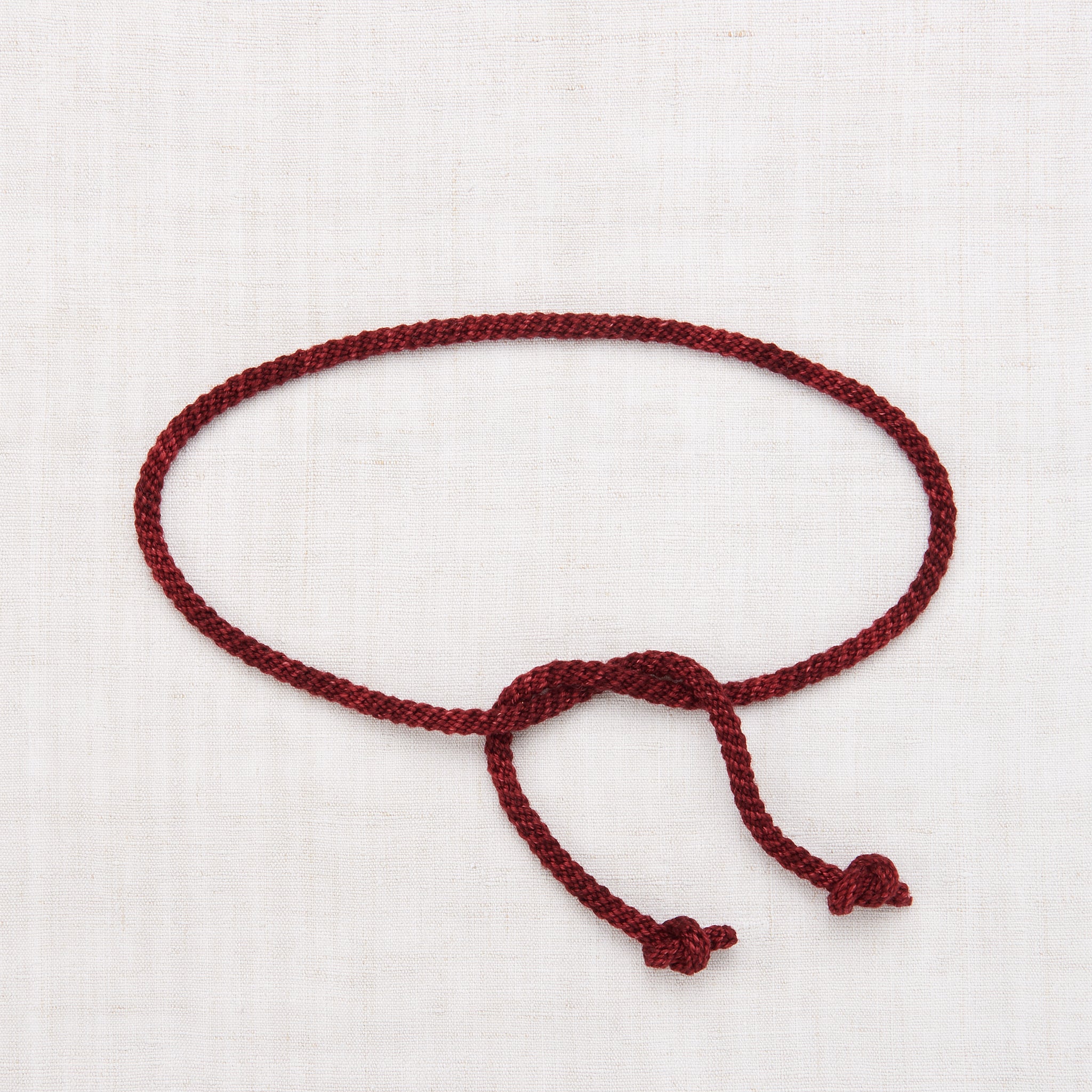 Misha and Puff Knot Belt - Cranberry