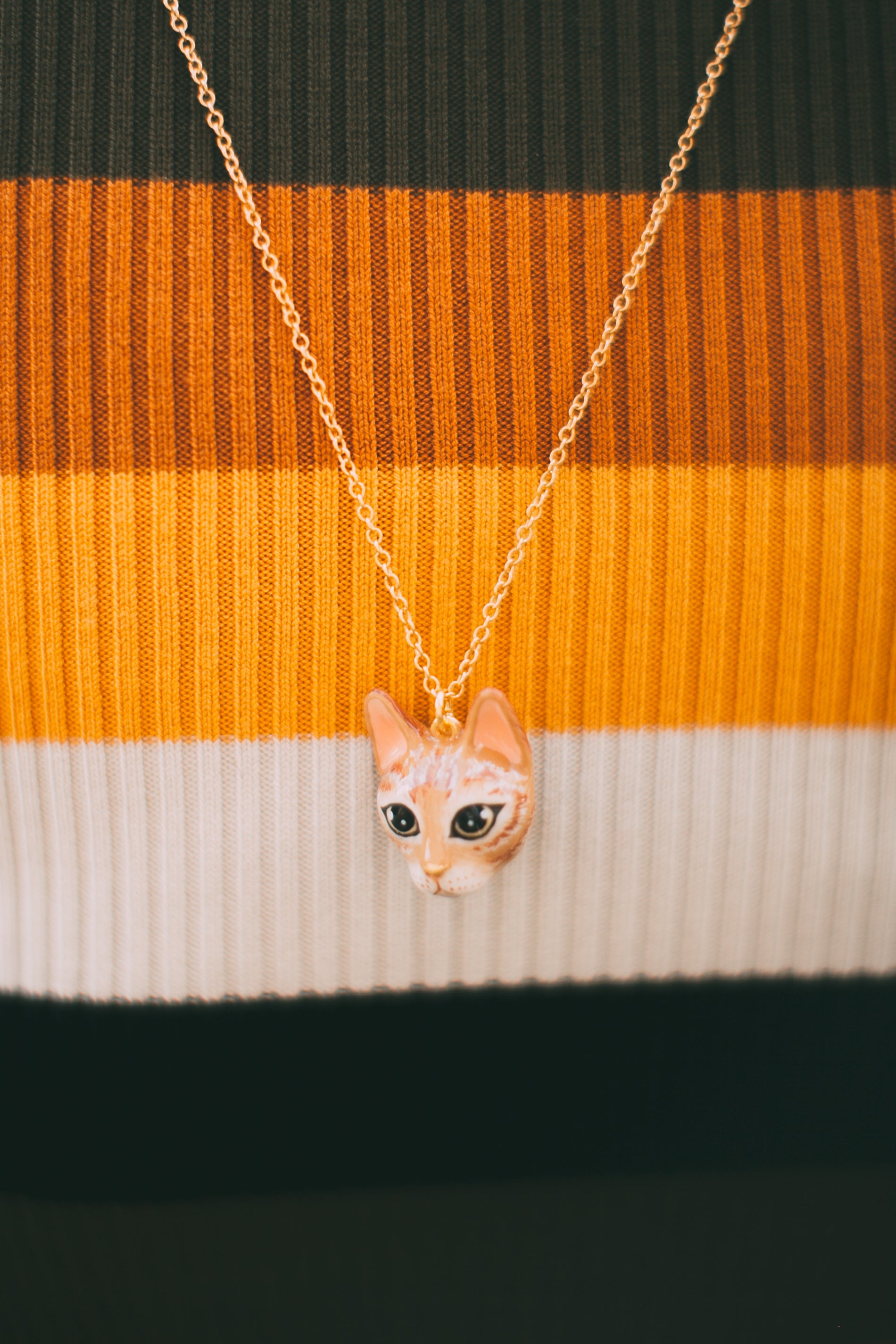 Stainless Steel Necklaces Cute Long Tail Cat Pendant Choker Clavicle Chain  Charm Fashion Necklaces For Women Jewelry Girls Gifts