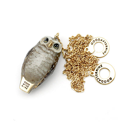 Happy Spotted Owl Whistle Necklace | MOONLIGHT VALLEY | GOOD AFTER NINE