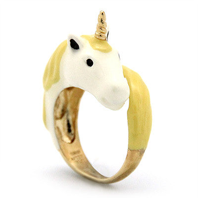 Mini Unicorn Ring Yellow | GOOD AFTER NINE