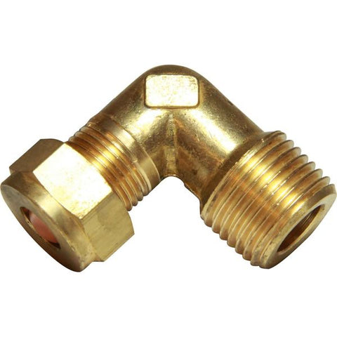 AG Brass Male Elbow Coupling 5/16 x 3/8 BSP Taper