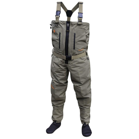 Snowbee Prestige STX Zip-Front Stockingfoot Chest Waders - XL