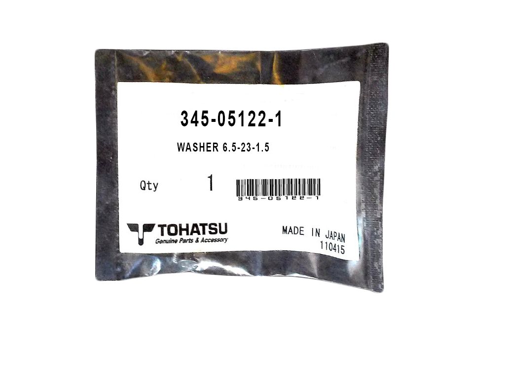 345 1 Washer 6 5 23 1 5 Genuine Tohatsu Spares Parts Chasnewensmarine