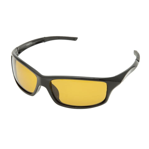 Snowbee Spectre Dry-Fly Sunglasses - Black - Yellow Lens