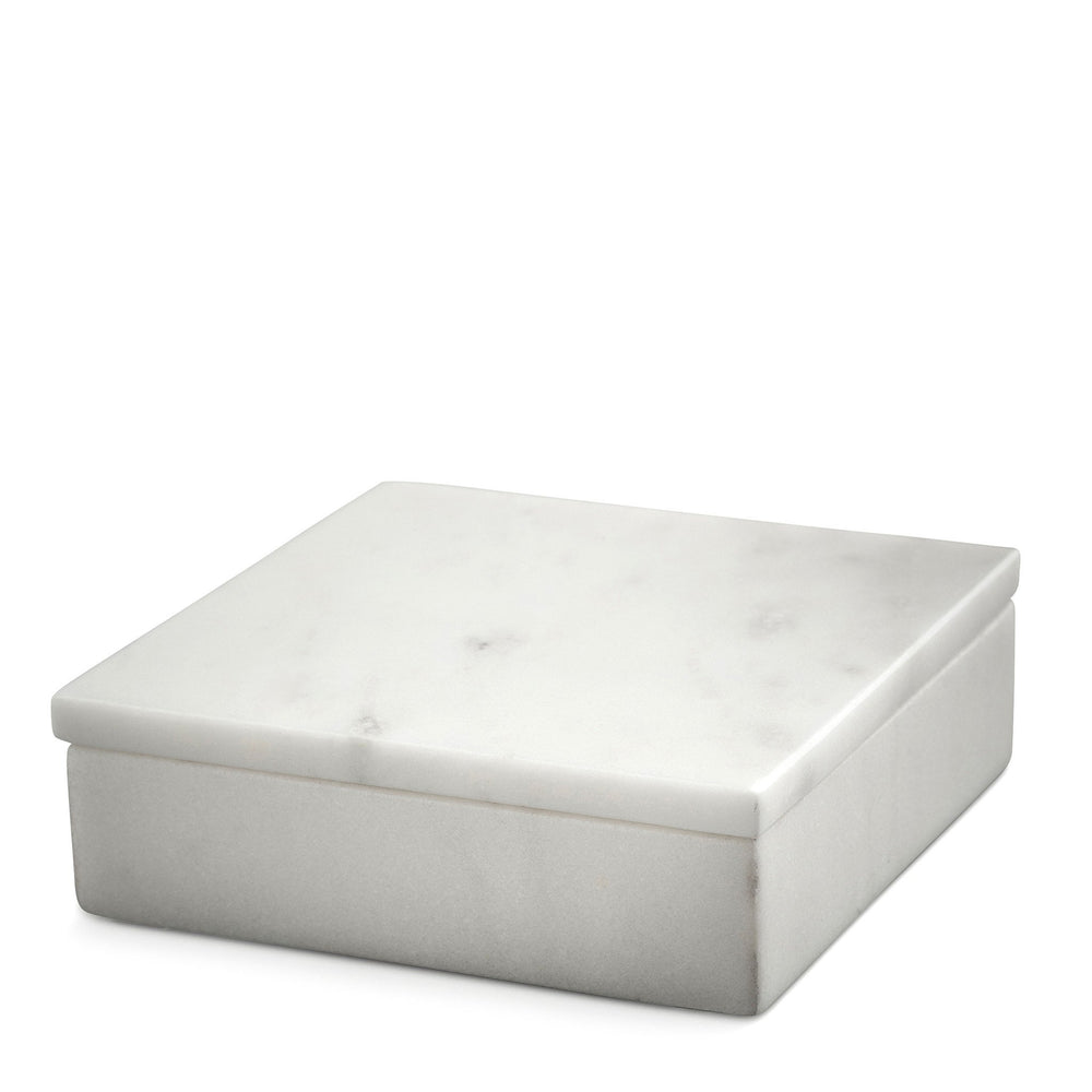 Large Marble Box with Flower