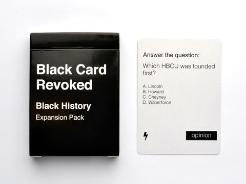Black Card Revoked - Black History – Cards For All People