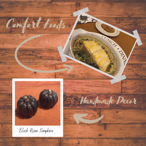 pumpkin decor comfort food autumn fall 