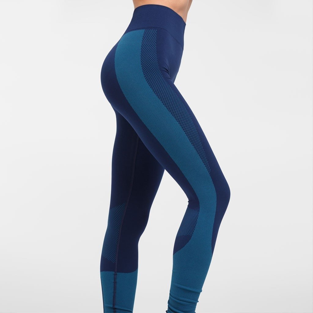 Leggings OUTDOOR VOICES Blue size S International in Spandex