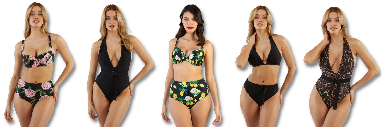 Find the right tankini swimsuit for your body shape.