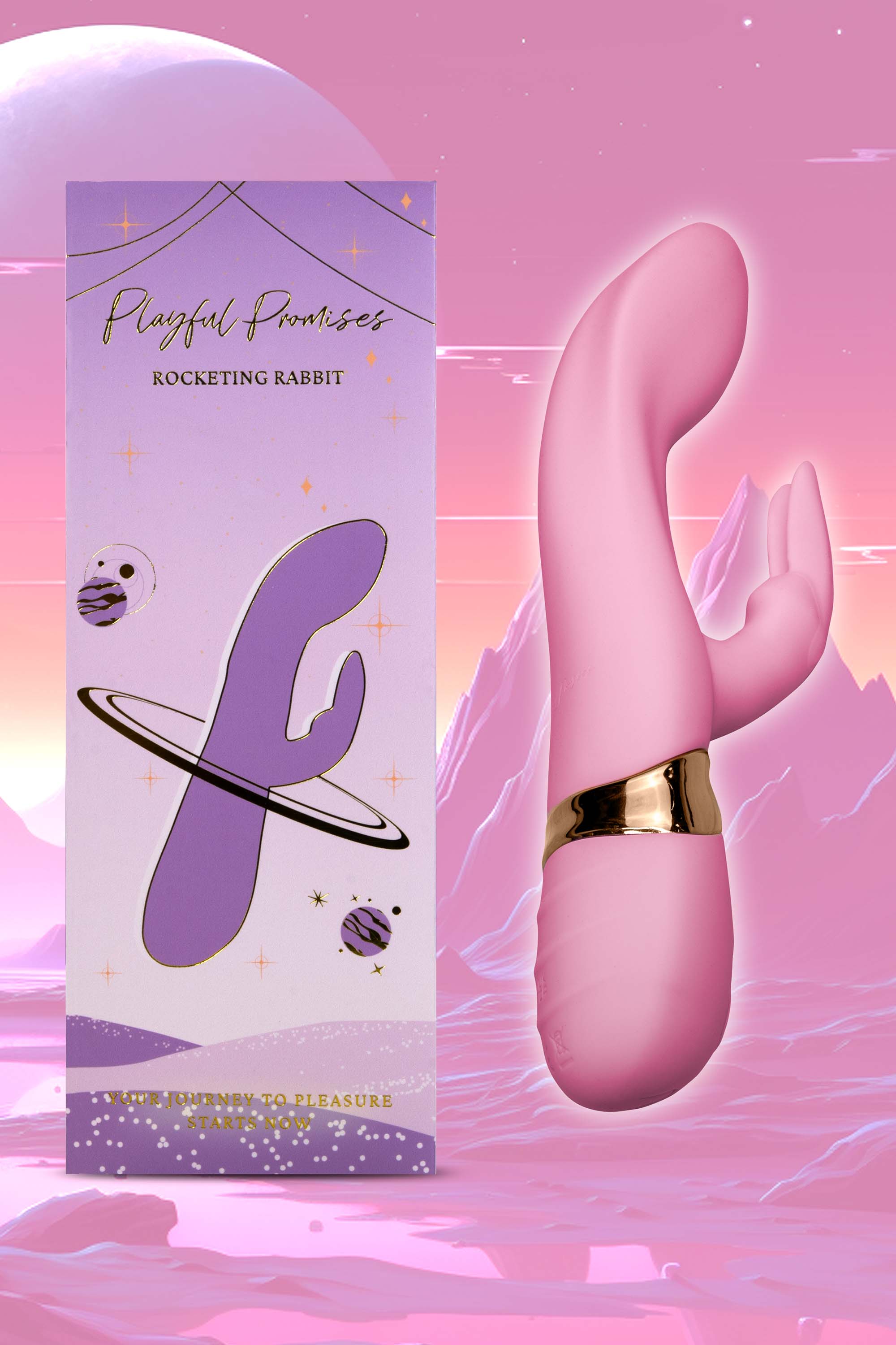 Rocketing Rabbit Silicone With 7 Vibration Settings O/S