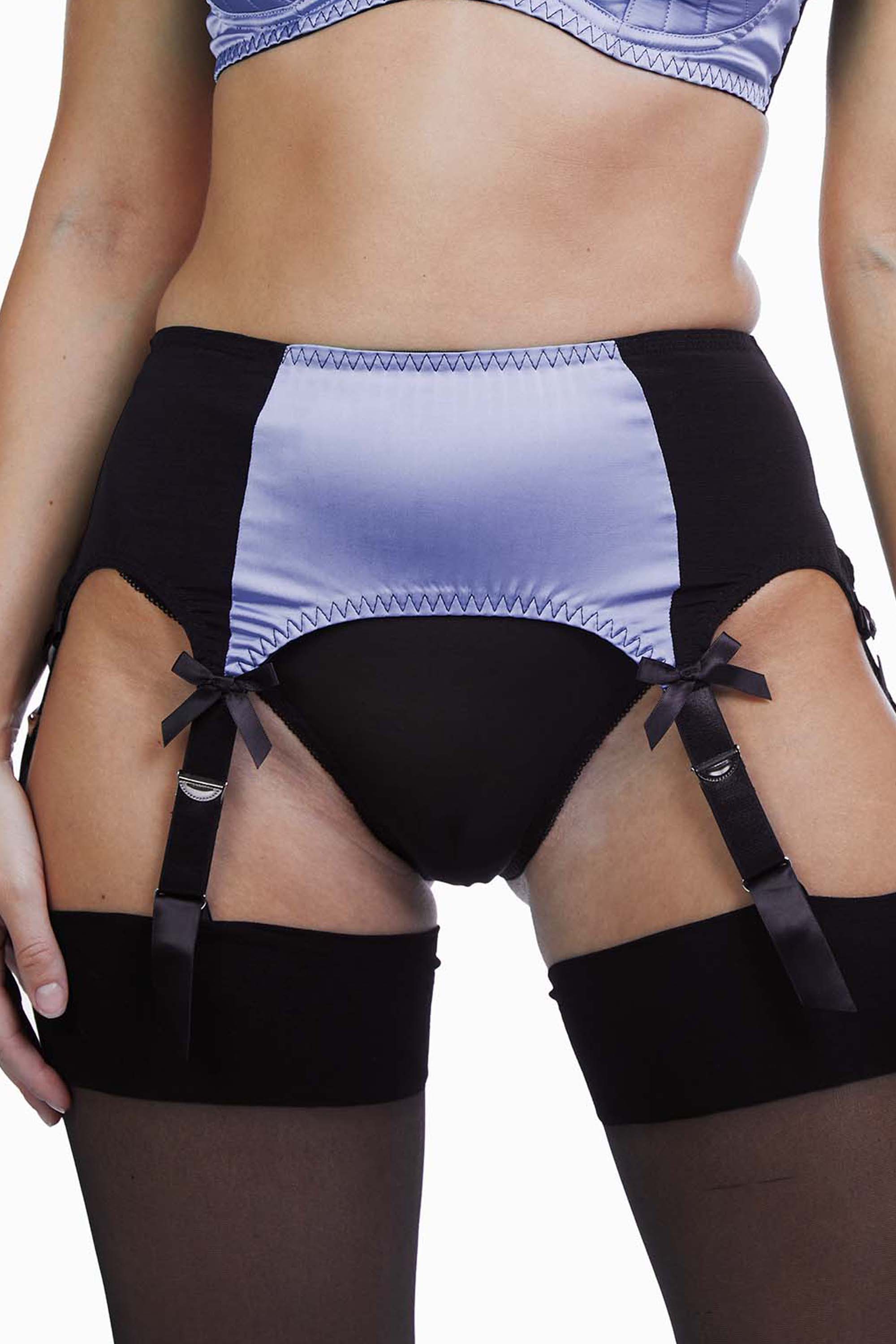 Lilac Classic 6 Strap Suspender Belt