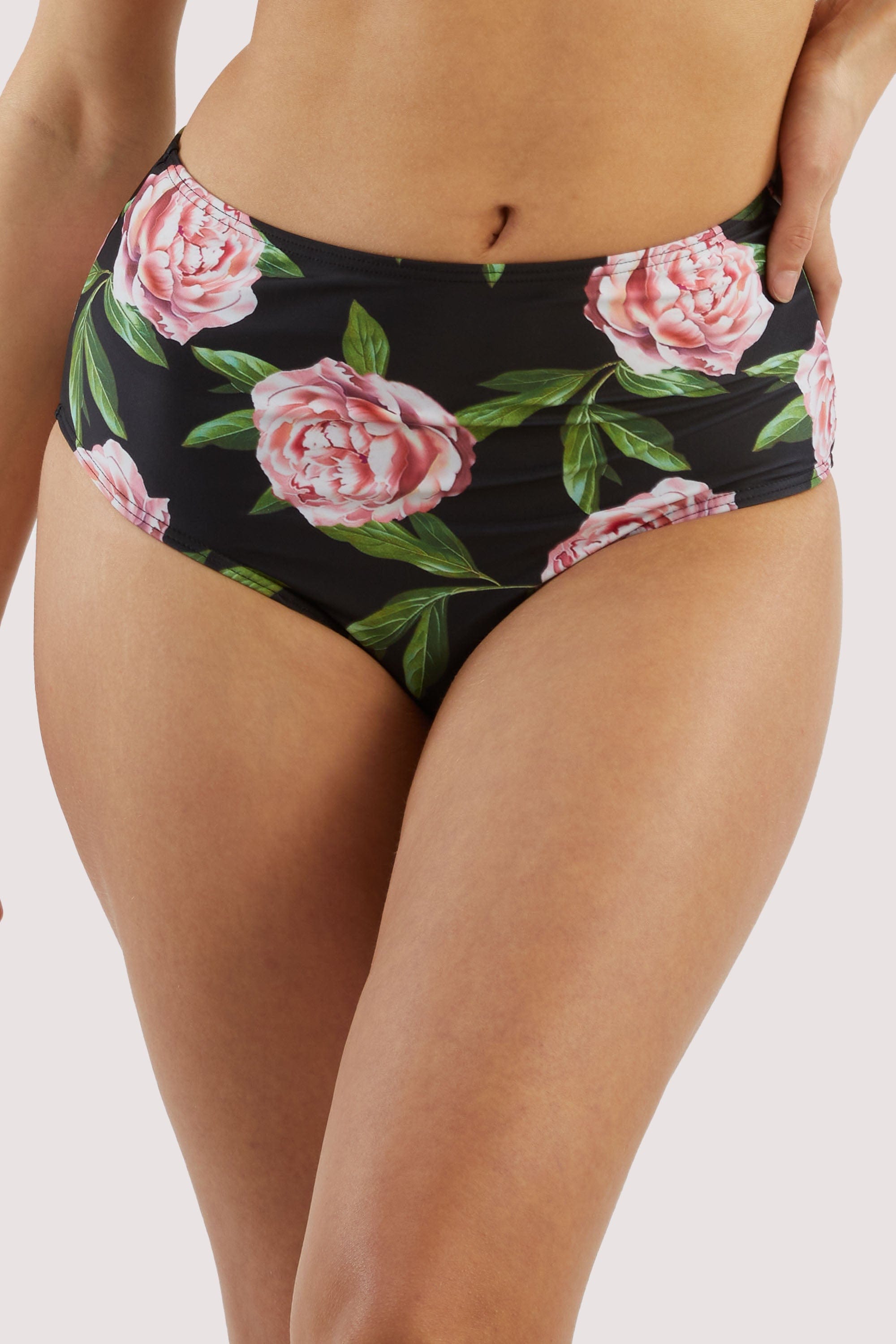 Claudette Roses High Waisted Bikini Brief UK 14 / US 10