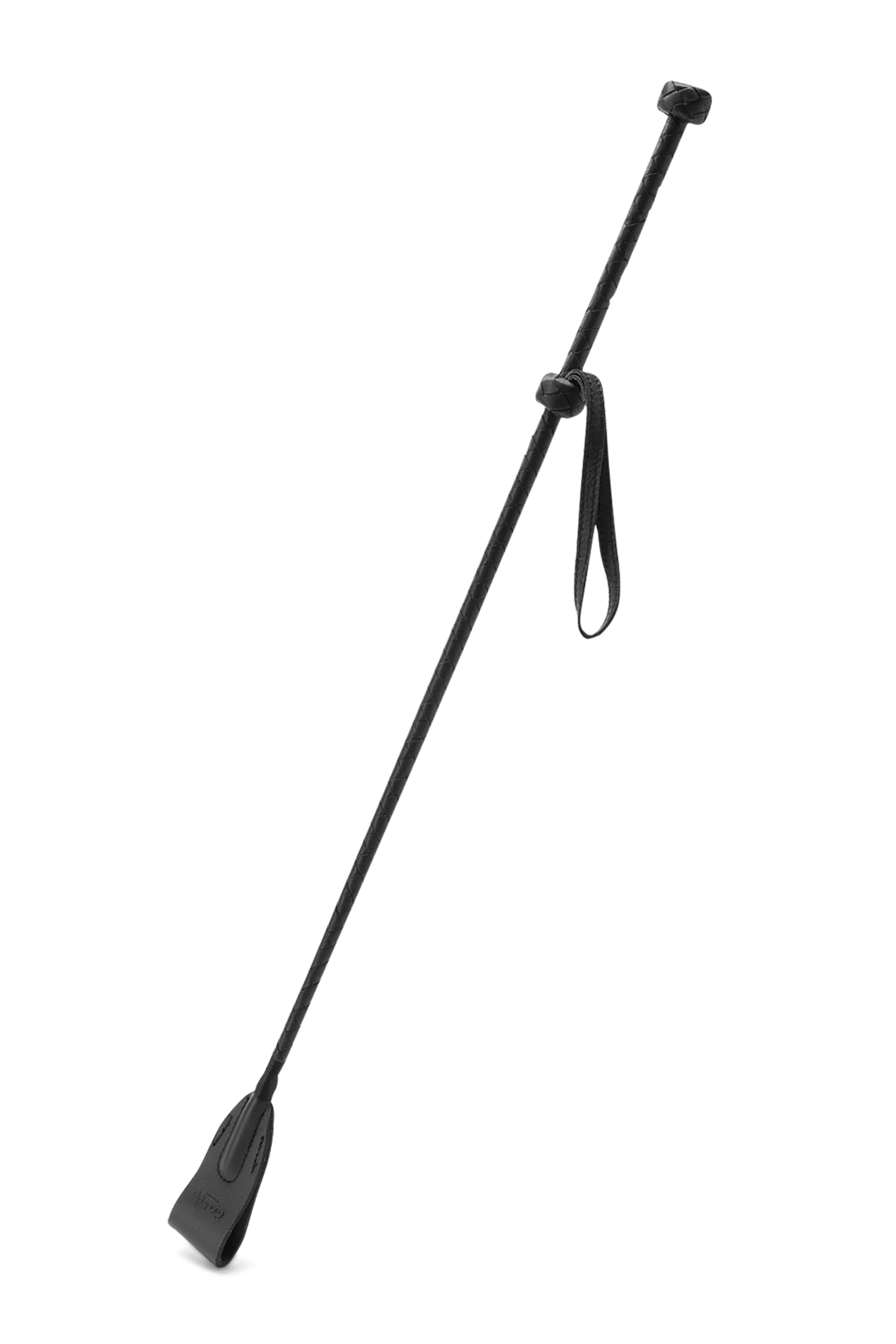 Black Leather Riding Crop