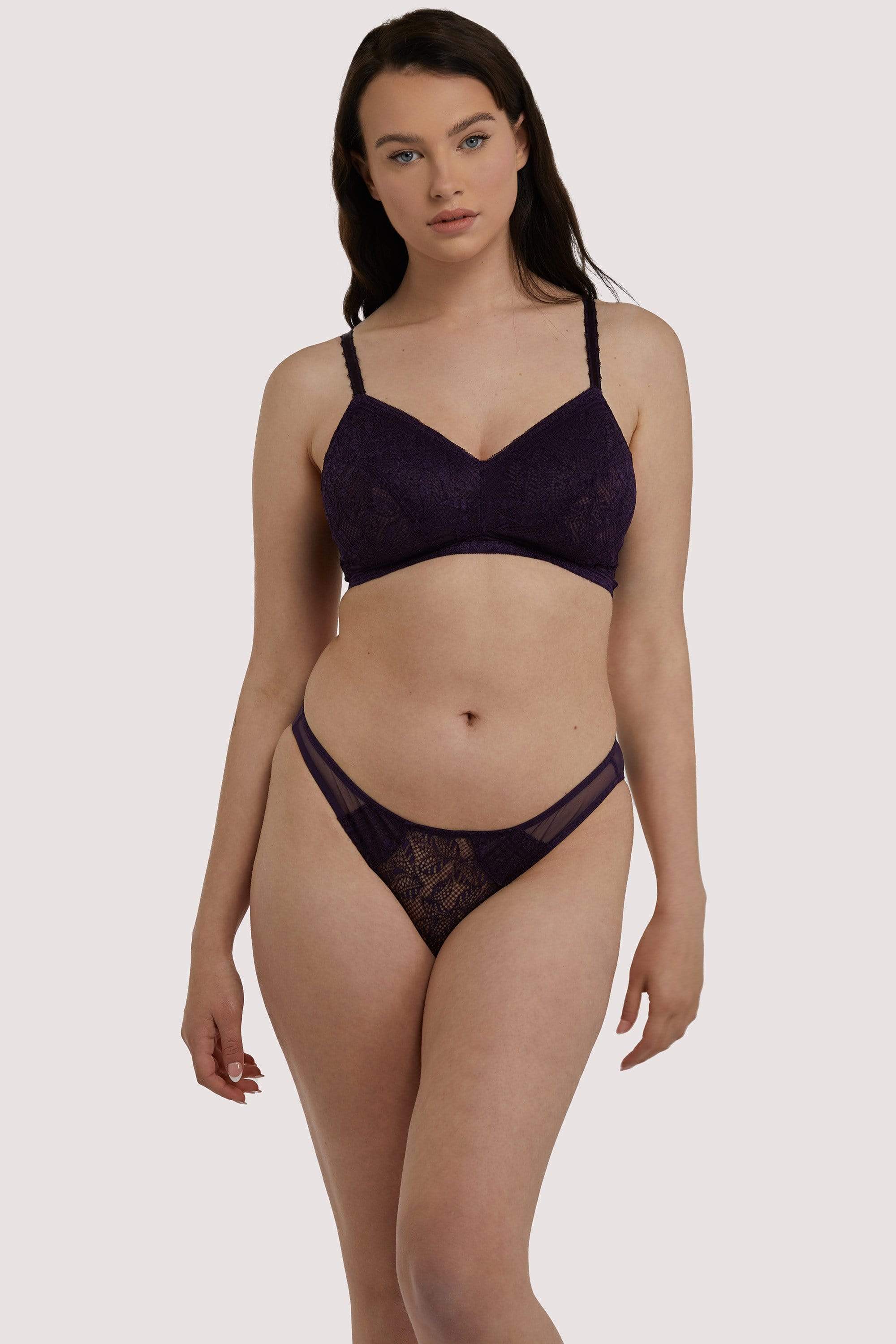 Emma Vine Purple Ultimate Comfort Wireless Bra