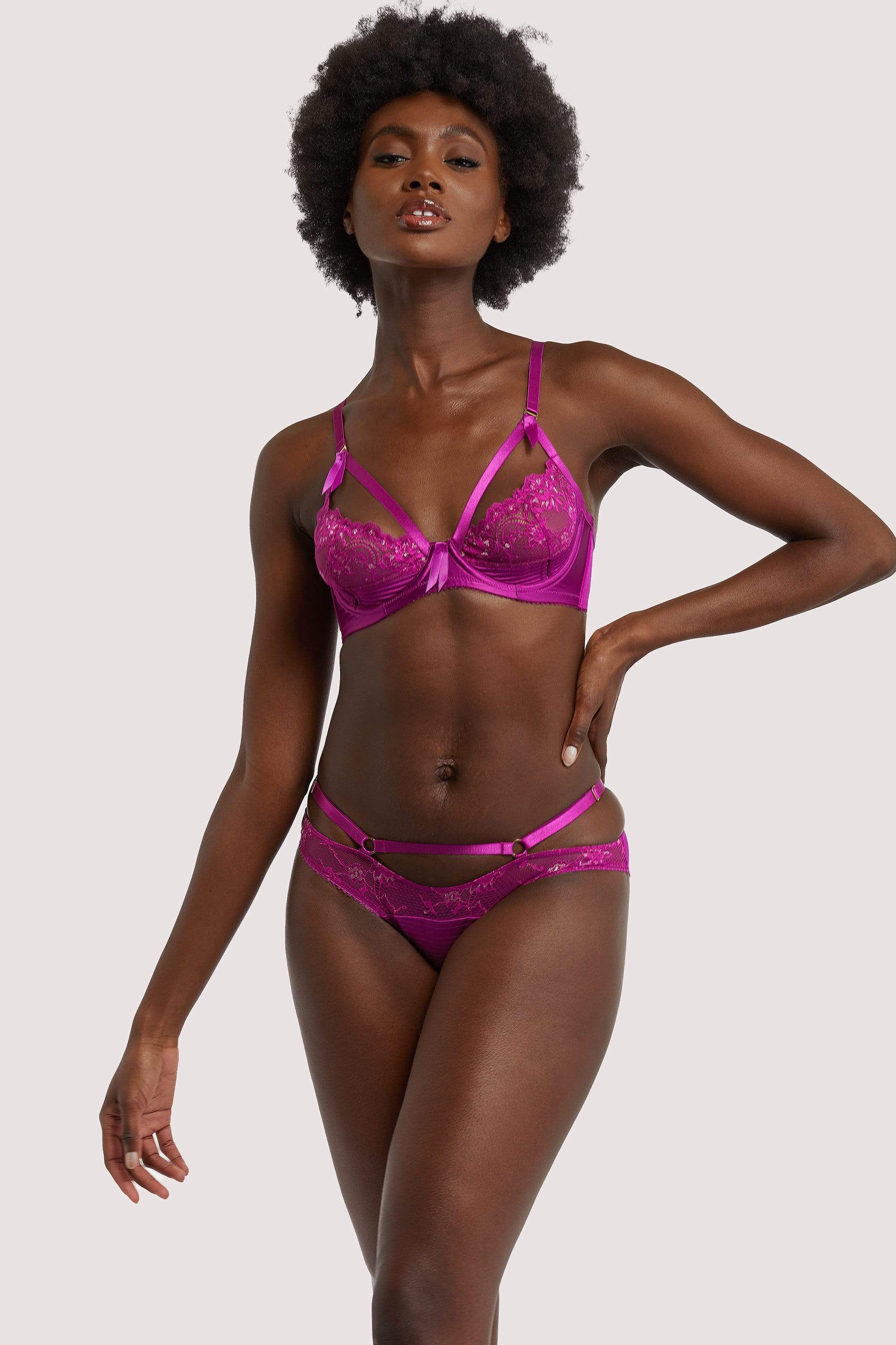 Madame X Magenta Bra