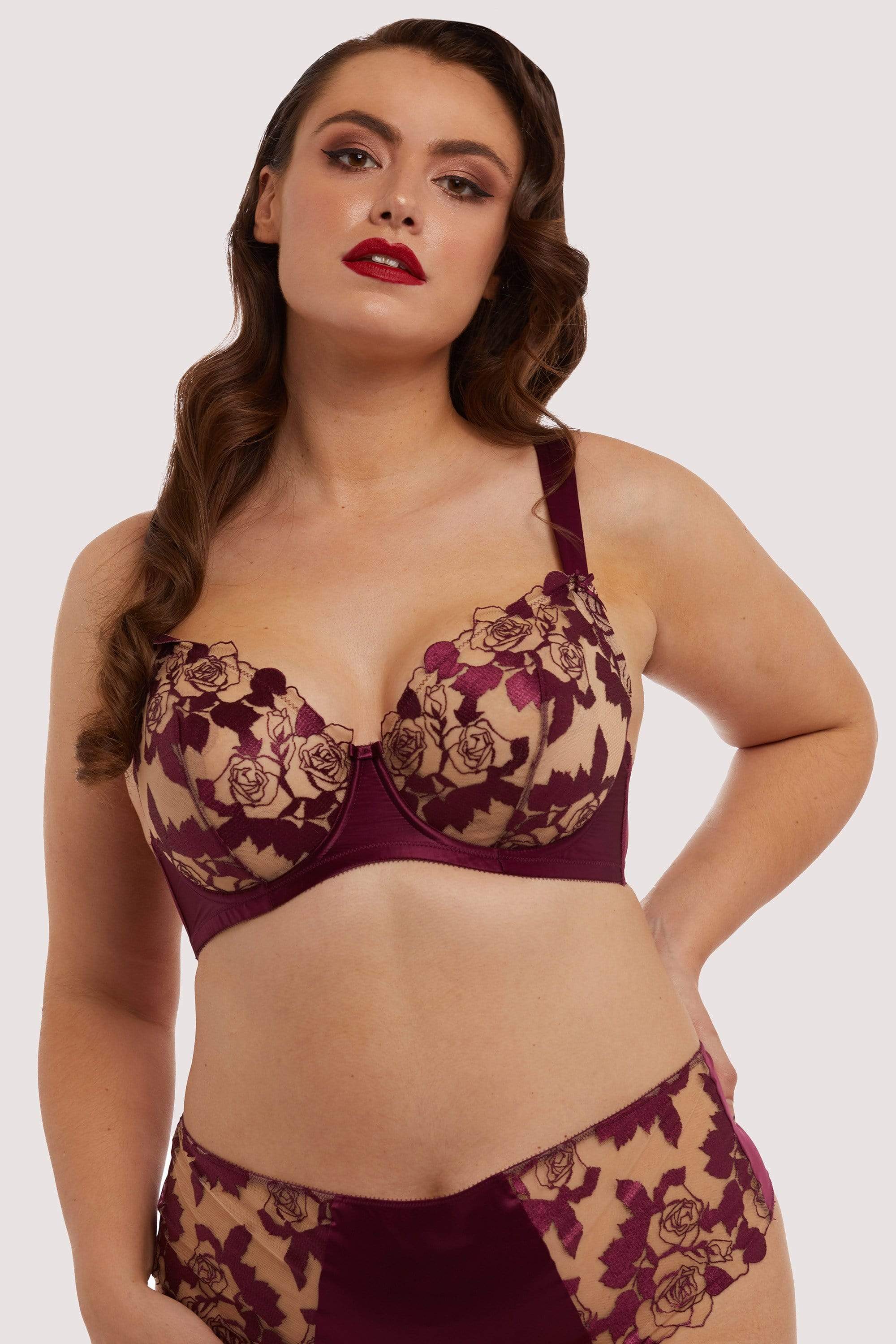 Rosabelle Dark Cherry Curve Bra