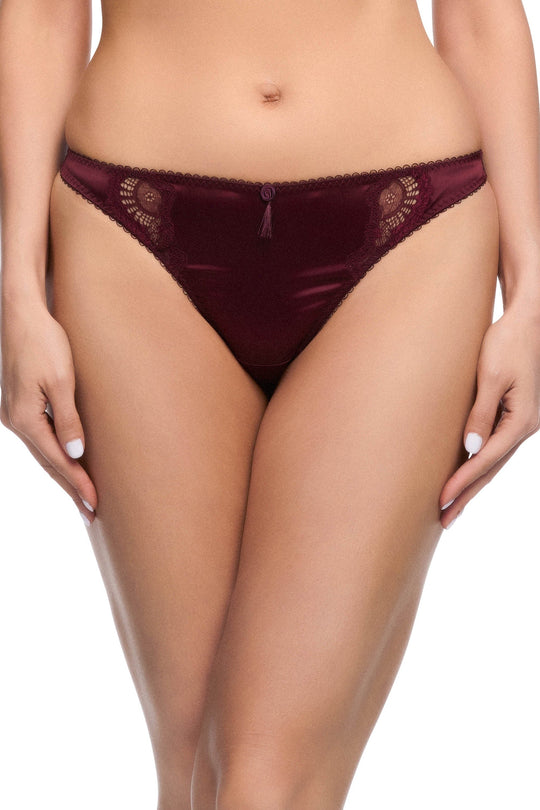 Fascinate Plum Thong