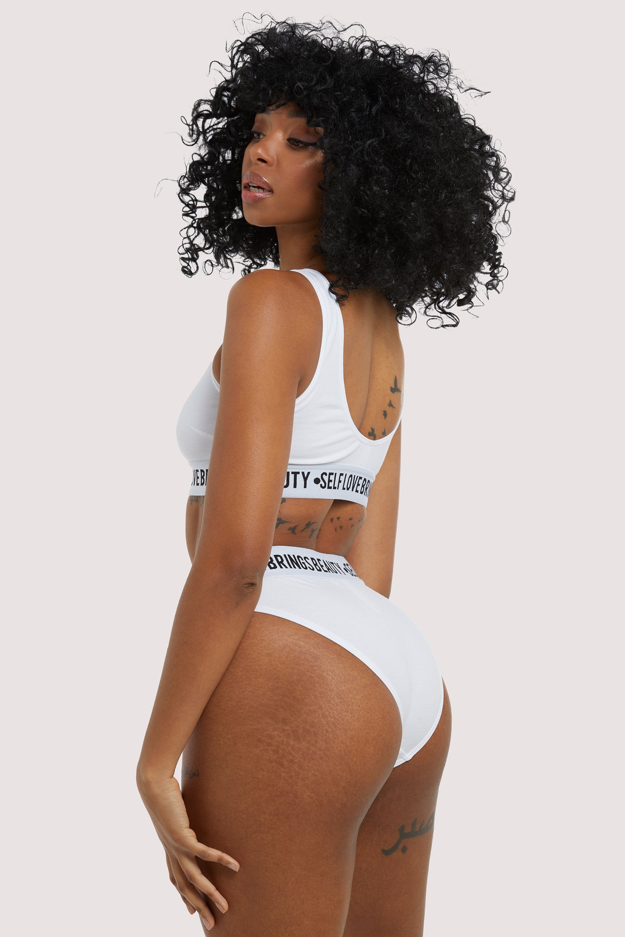 Self Love White Brief