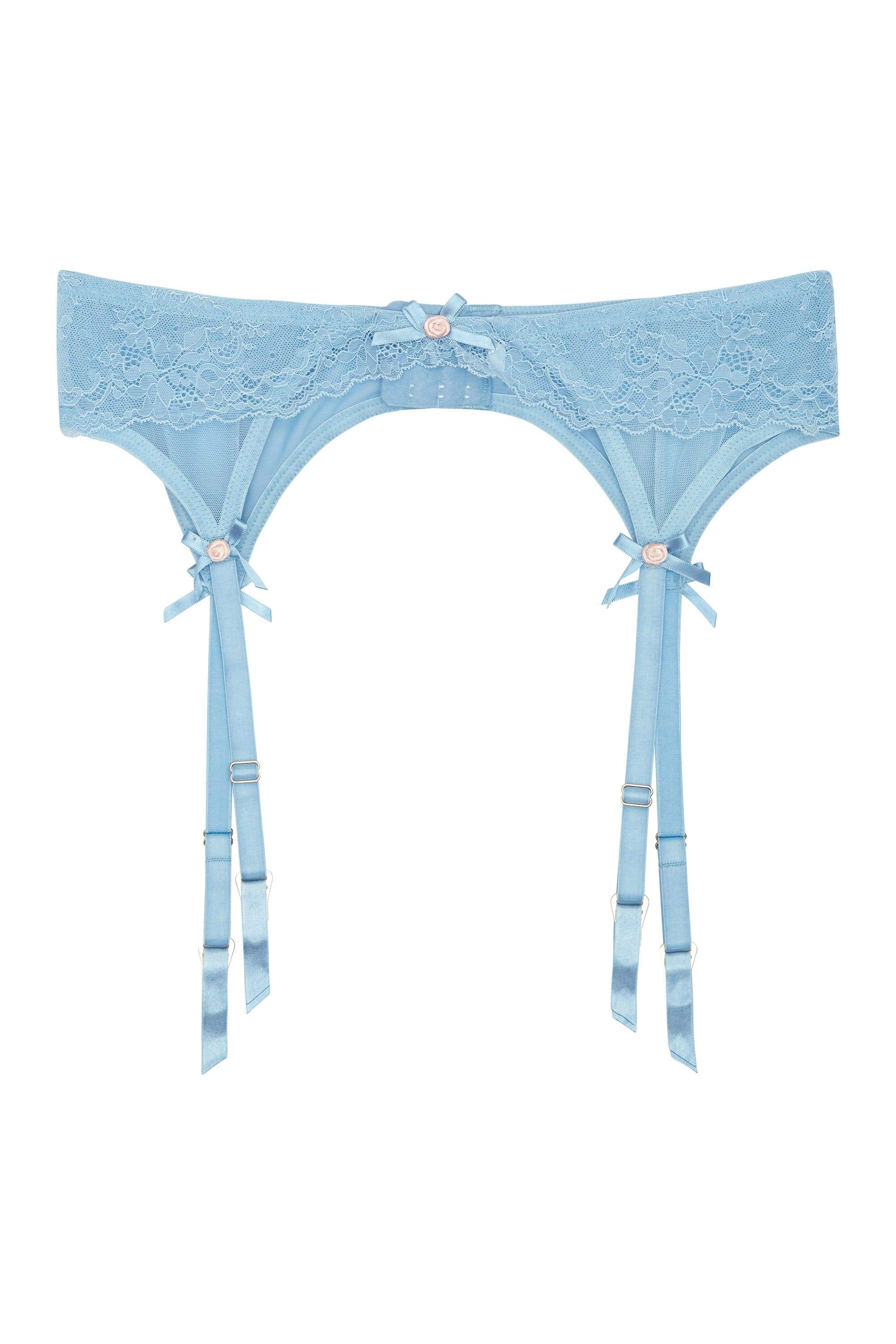 Sybil Baby Blue Suspender Curve