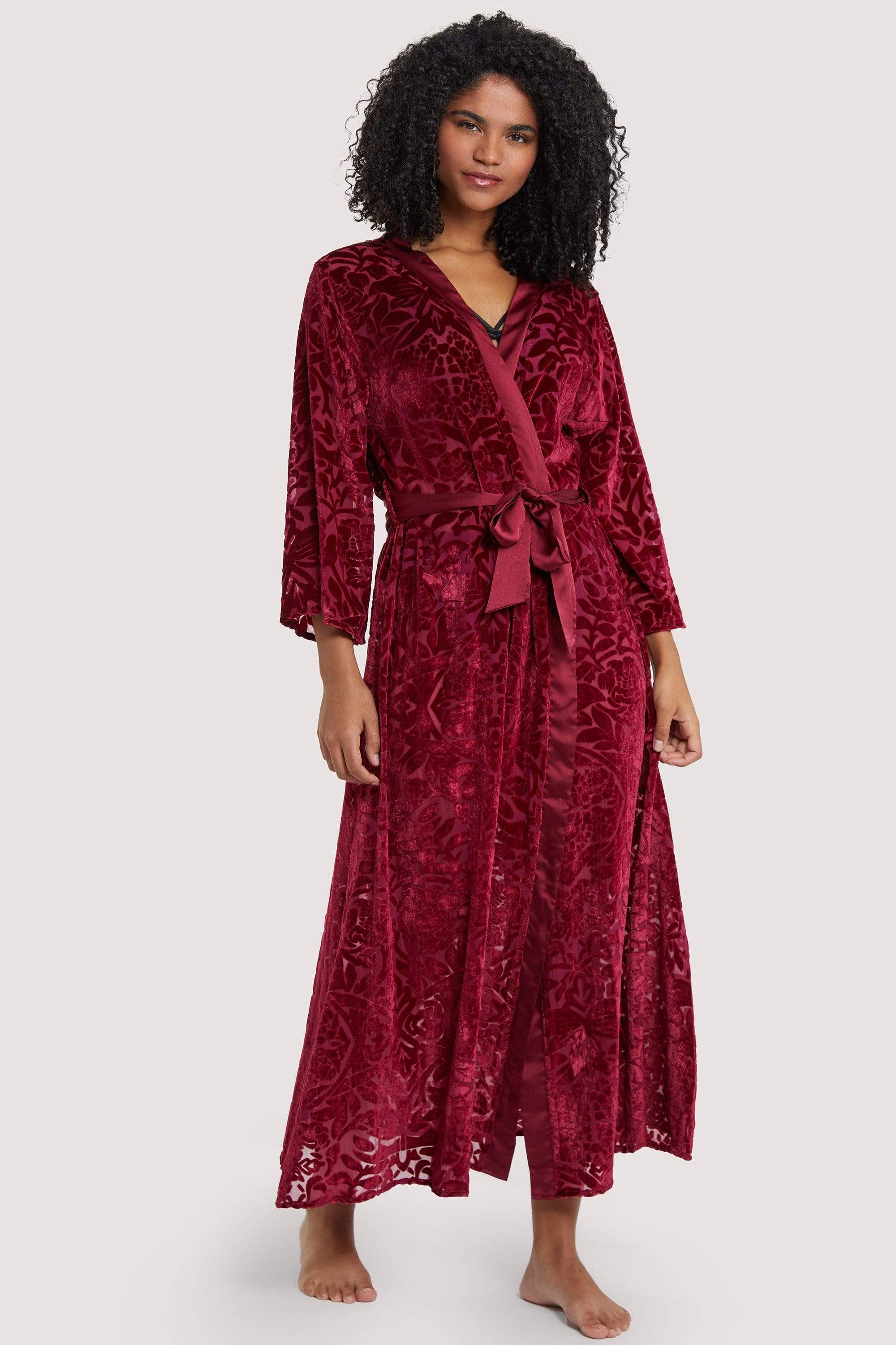 FFFB Wine Devore Gown