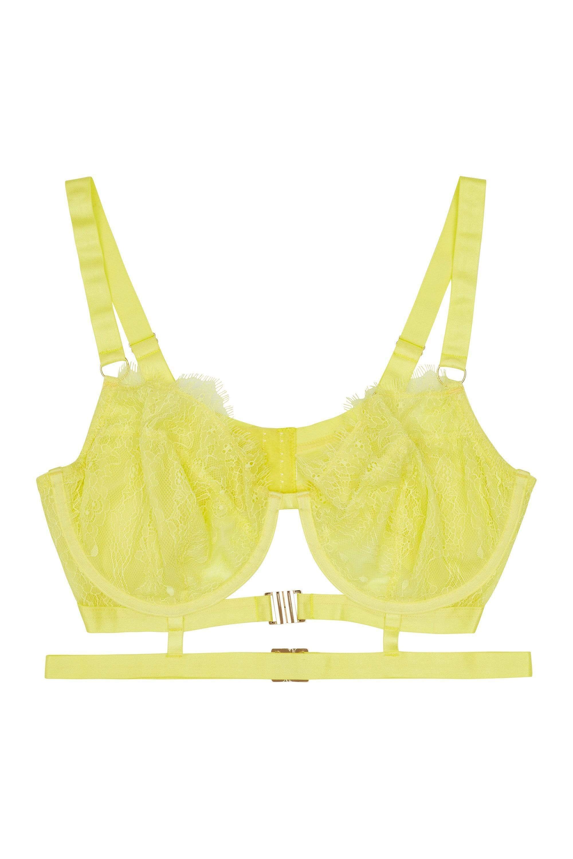 Devon Lime Lace bra