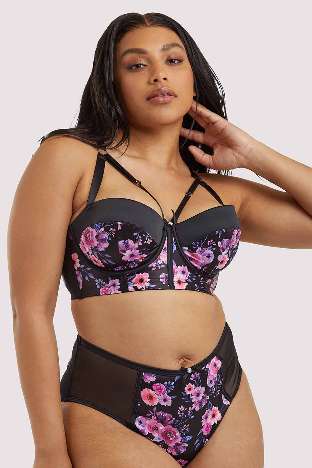 Jules Printed Longline Bra