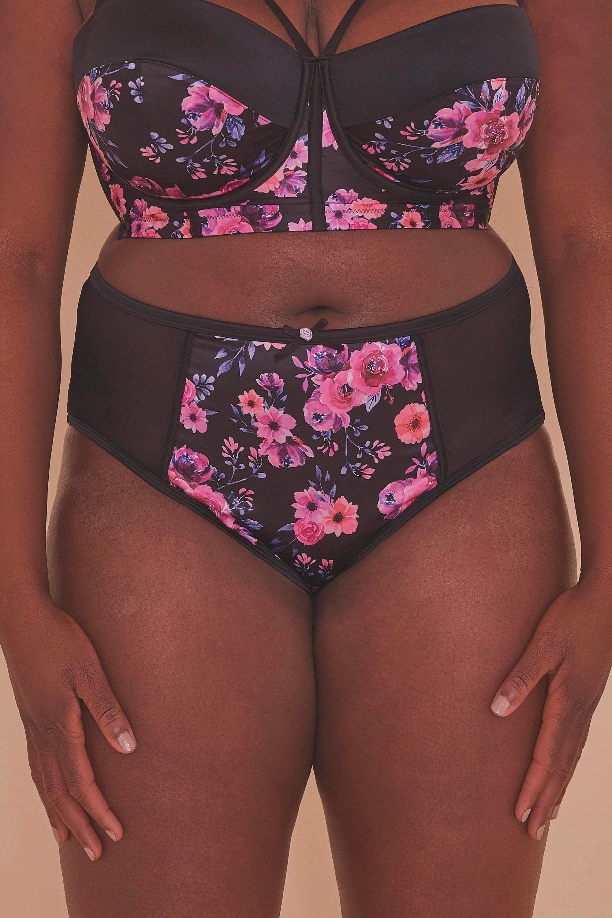 Madame X Magenta Curve High Waist Brief – Playful Promises USA