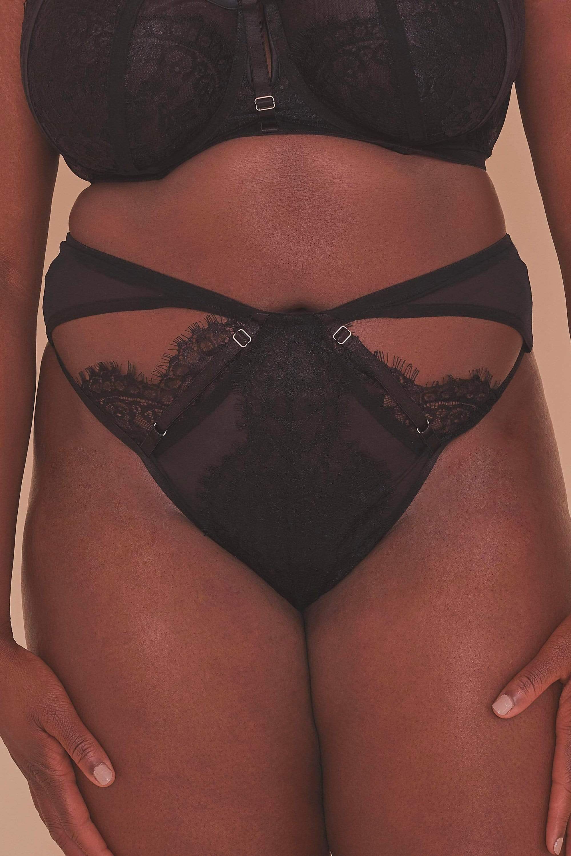 Leandra Strapped Up High Waist Knicker