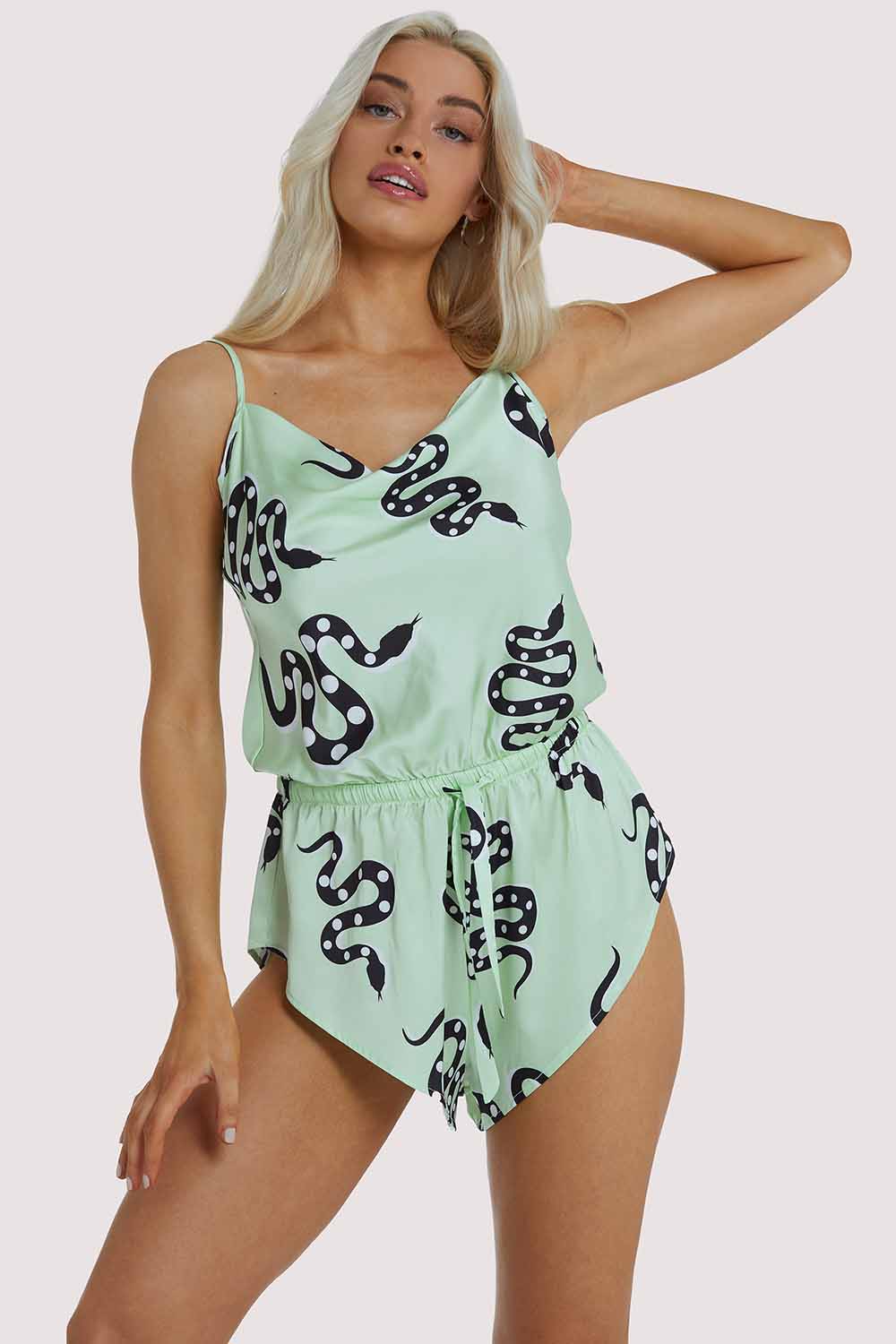 Green Moon Snake Playsuit