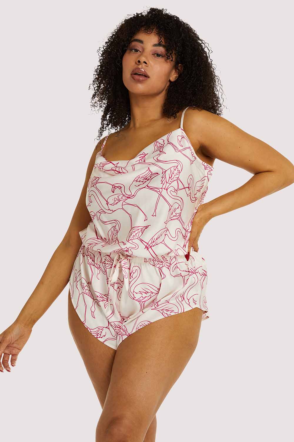 Pink Flamingo Playsuit