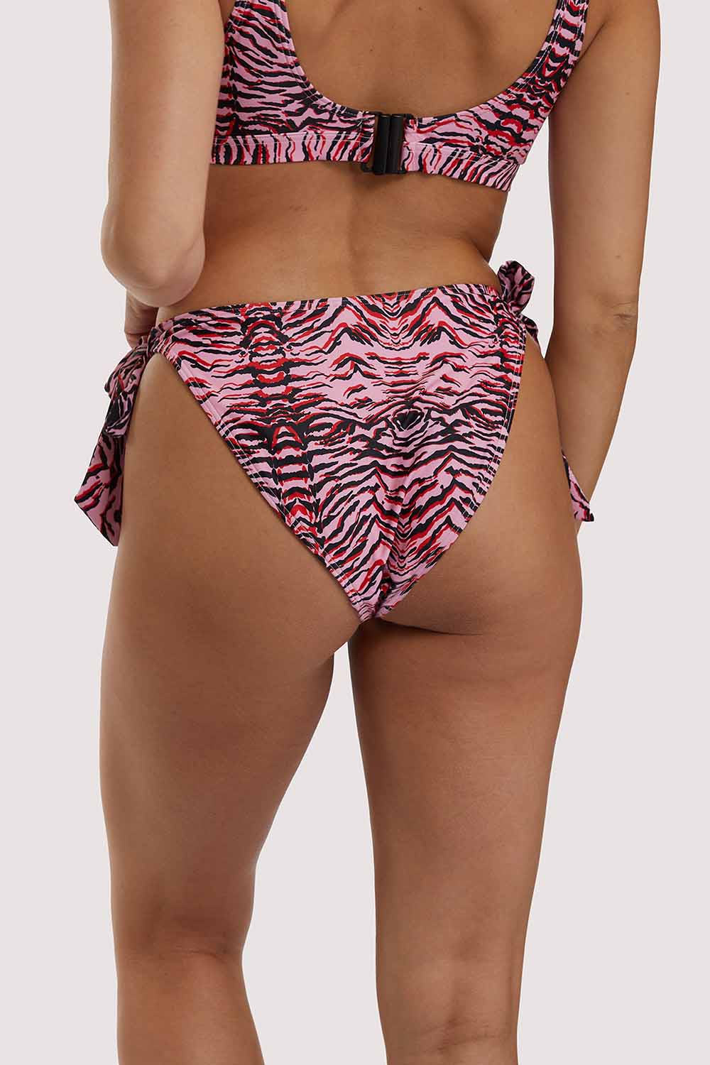 Tiger Bow Tie High Leg Brief