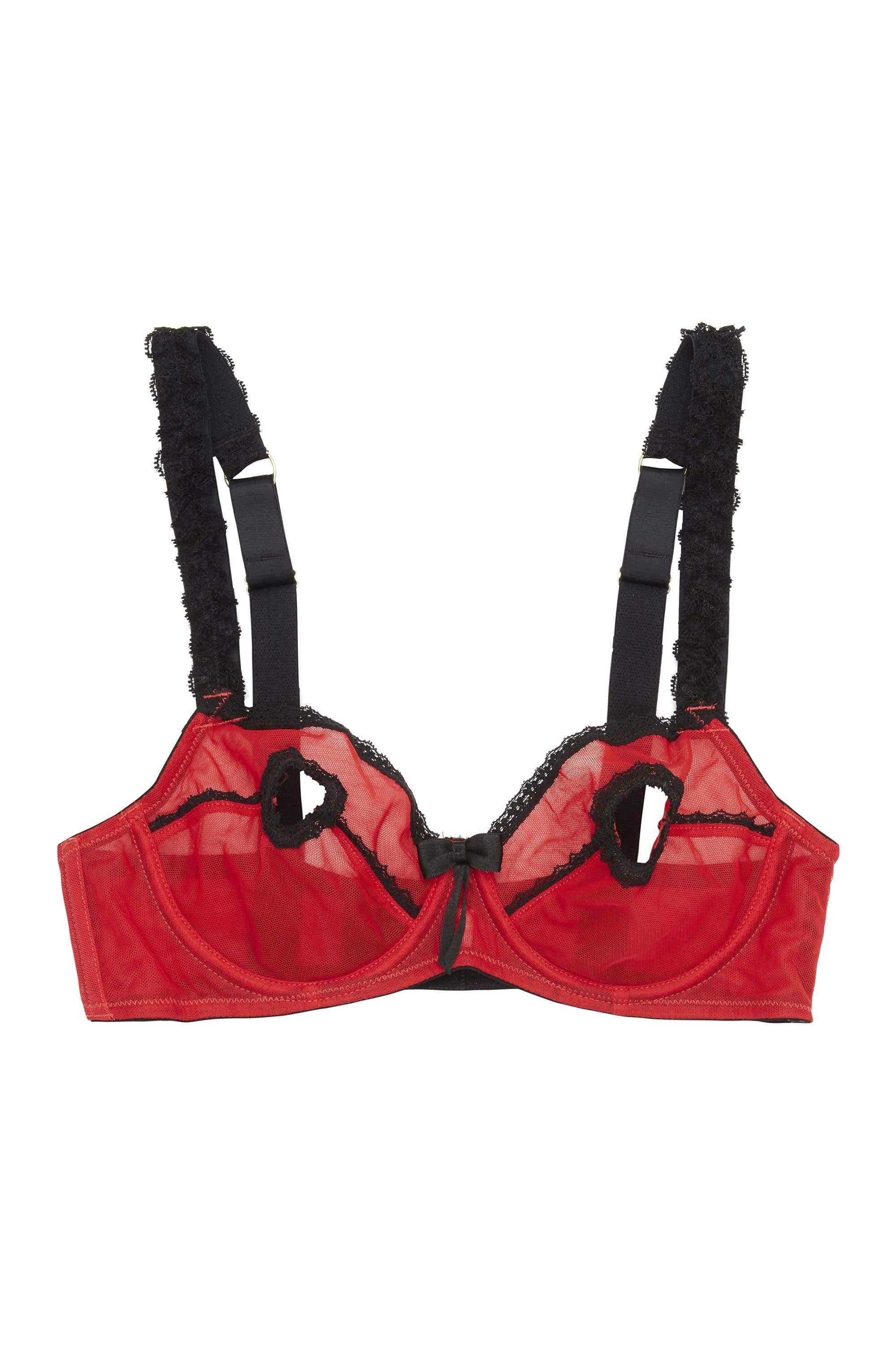 Miranda Red Bra Full Bust DD - G