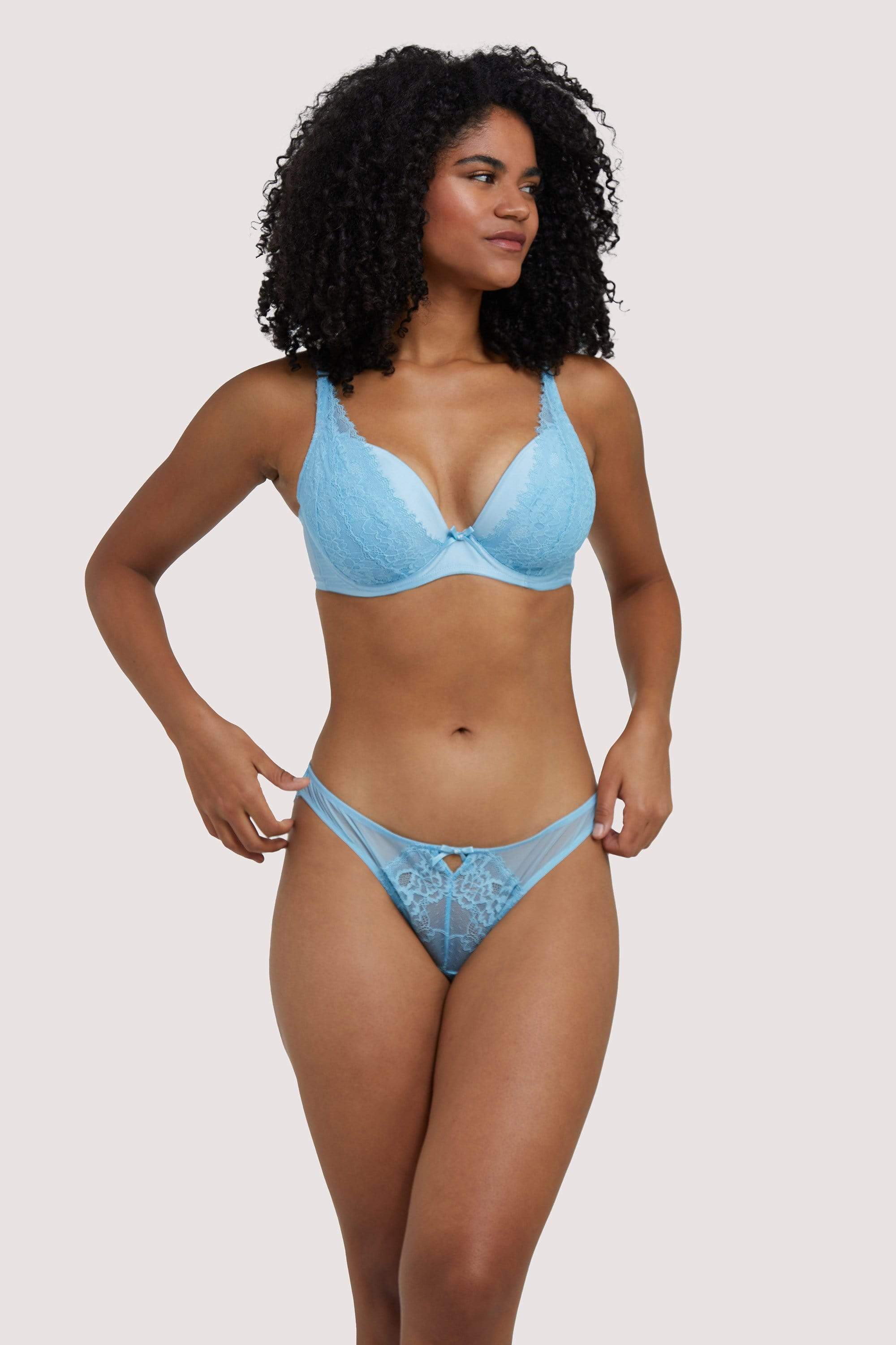 Sophia Light Blue Brief