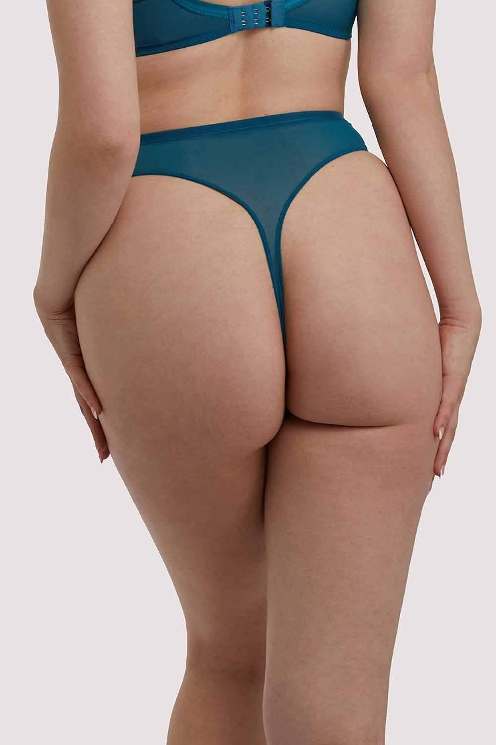 Sex Education High Waisted Thong Teal