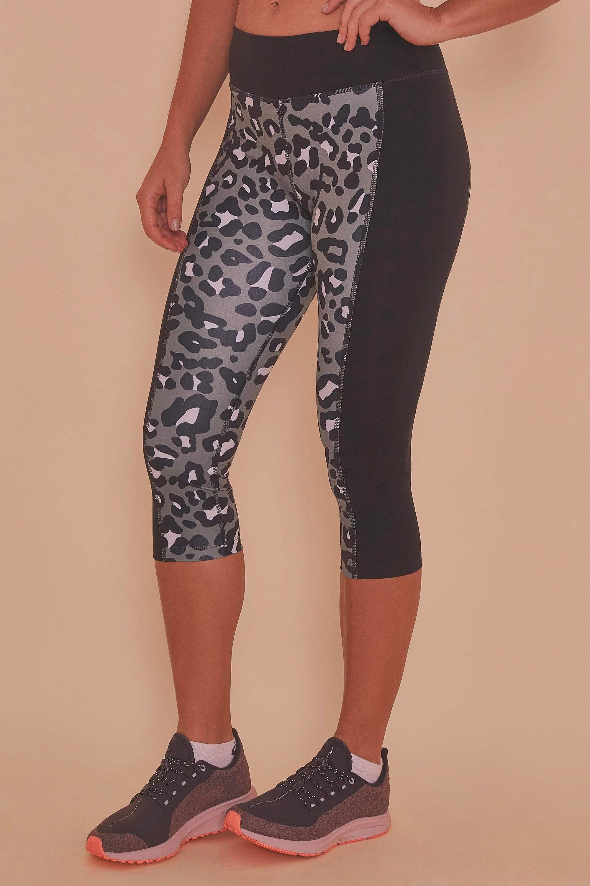 Printed Crop Leggings Leopard