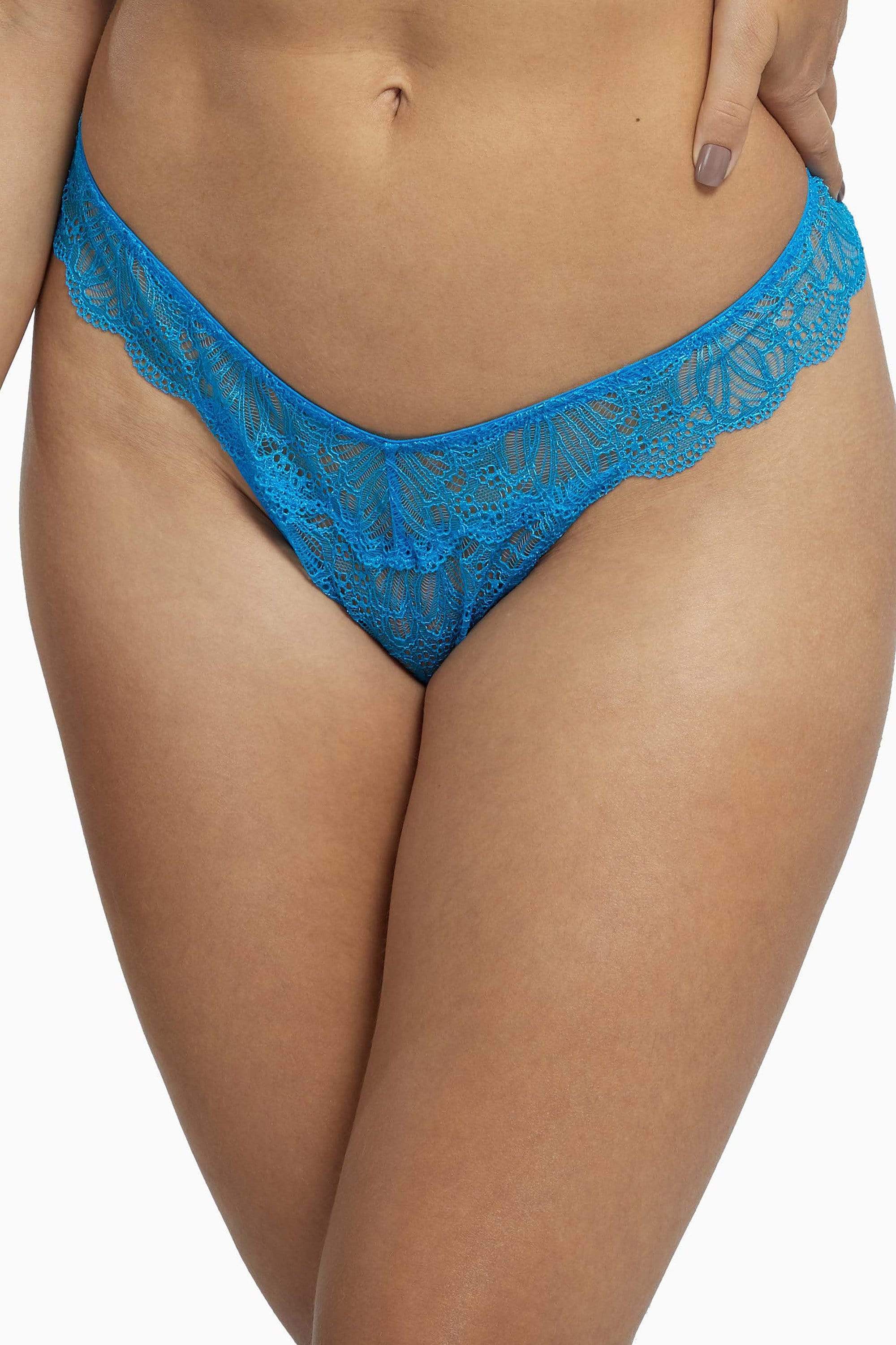 Ariana Aqua Blue Everyday Lace Thong