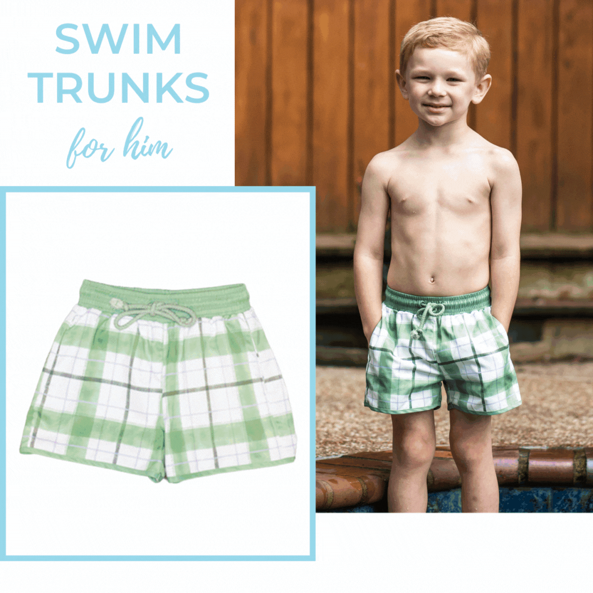 Swim Trunks – Grace & James Kids
