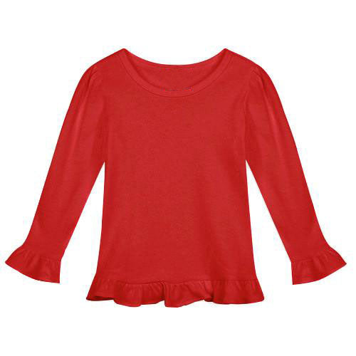 red long sleeve shirt girls