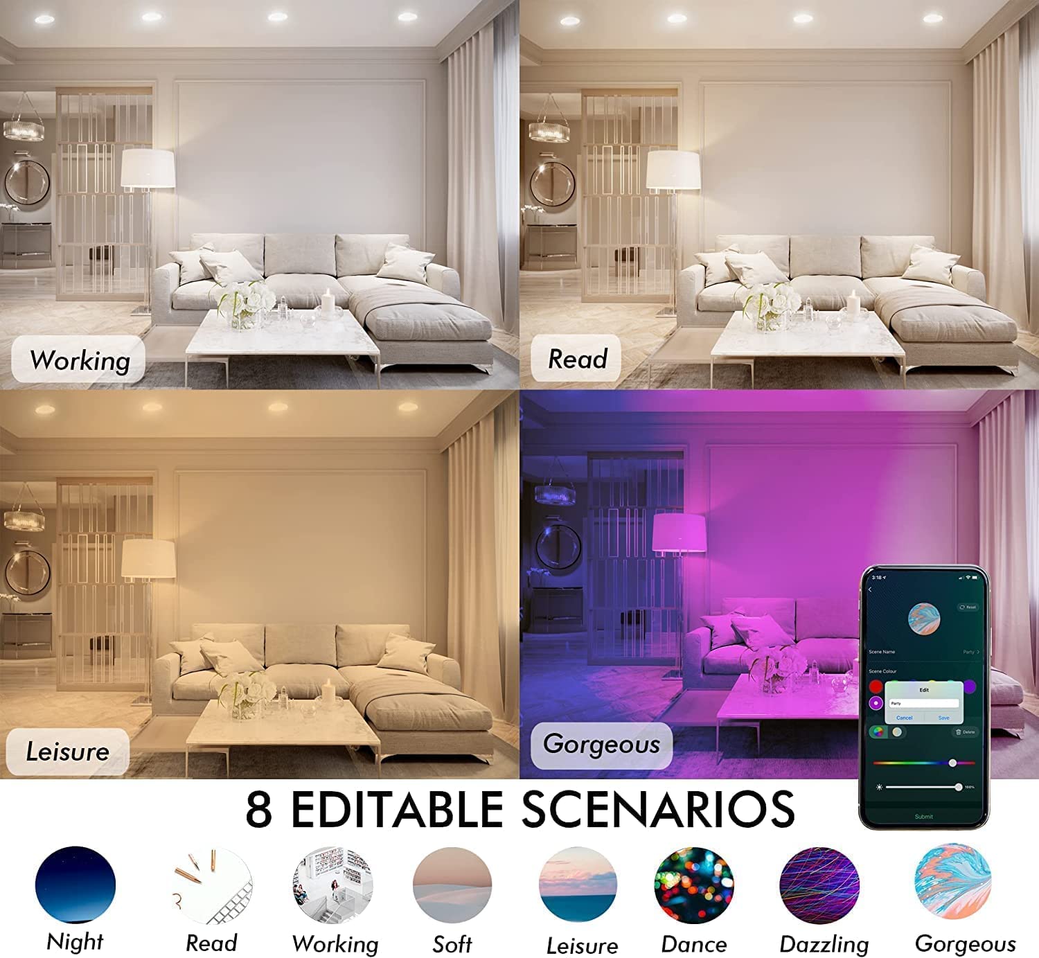 wifi recessed lighting